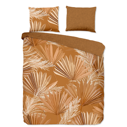 Cloud Nine Dekbedovertrek Katoen-Satijn - Zanzi - Oker