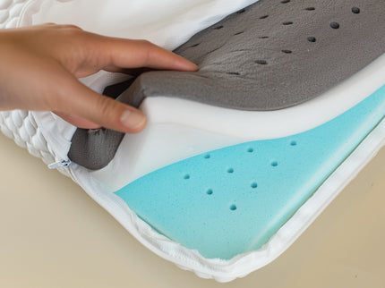 Cloud Nine Hoofdkussen 3-laags memory foam - Verkoelend