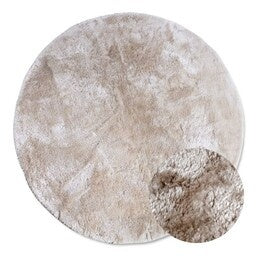 Vloerkleed Calida Rond - Crème