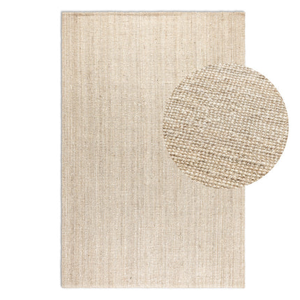 Handgeweven Jute Vloerkleed - Crème