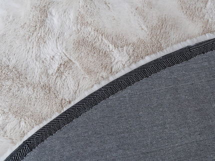 Vloerkleed Comfy Rond - ø 160 cm - Crème