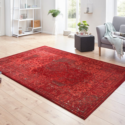 Vloerkleed Plume Rechthoekig - rood