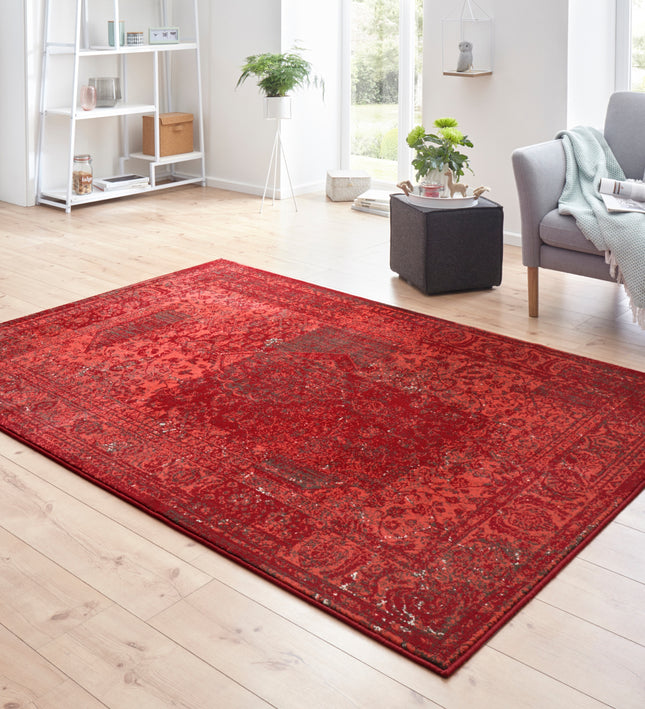 Vloerkleed Plume Rechthoekig - rood
