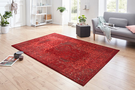 Vloerkleed Plume Rechthoekig - rood