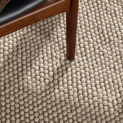 Vloerkleed Diana Rond - Lichtbeige