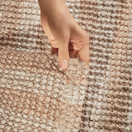 Vloerkleed Amber Rechthoekig - Natuur Ivoor Goud