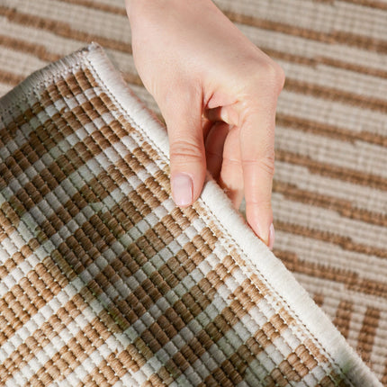 Vloerkleed Nightingale Rechthoekig - Jute wit