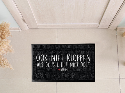 #DARUM! #DARUM! Deurmat - Ook niet kloppen
