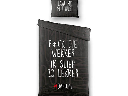 #DARUM! Dekbedovertrek #DARUM! F*ck die wekker!