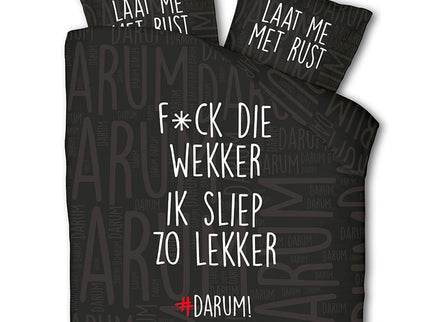#DARUM! Dekbedovertrek #DARUM! F*ck die wekker!