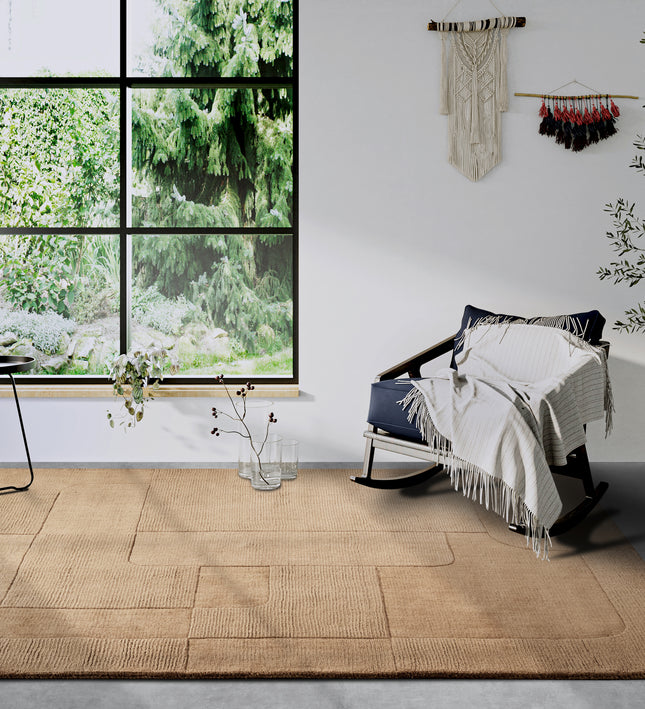 Vloerkleed Charlotte Rechthoekig - Beige