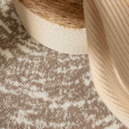 Vloerkleed Cavallo Rond - Creme beige