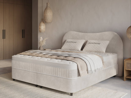 Boxspring met Opbergruimte - Arcus - Off-White
