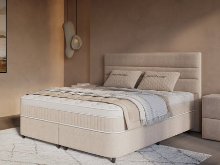 Boxspring met Opbergruimte - Horizon - Beige
