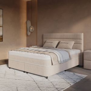 Boxspring met Opbergruimte - Horizon - Beige