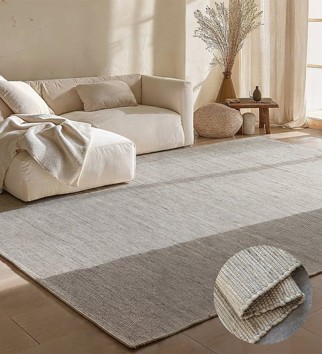 Dhaka Jute Wol Katoen Vloerkleed  - Creme
