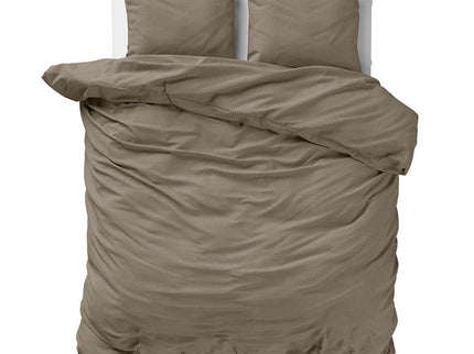 Dreamhouse Dekbedovertrek Mousseline Percale Katoen - Taupe