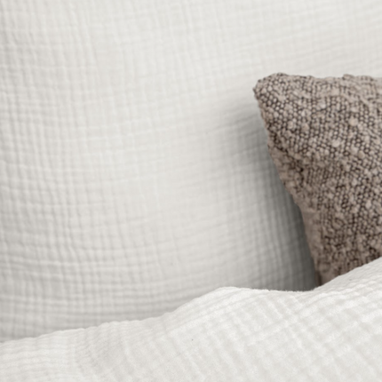 Dreamhouse Dekbedovertrek Percale-Katoen - Mousseline - Off White