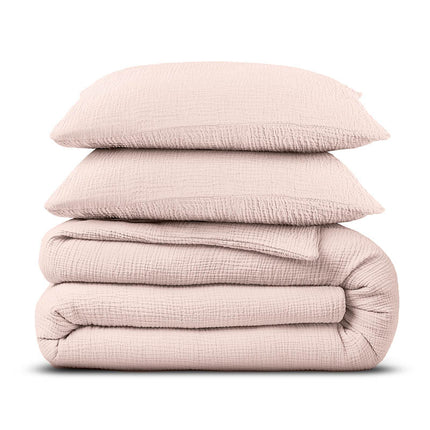 Dreamhouse Dekbedovertrek Percale-Katoen - Mousseline - Roze