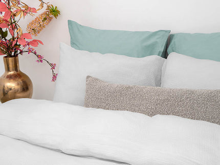 Dreamhouse Dekbedovertrek Percale-Katoen - Mousseline - Wit