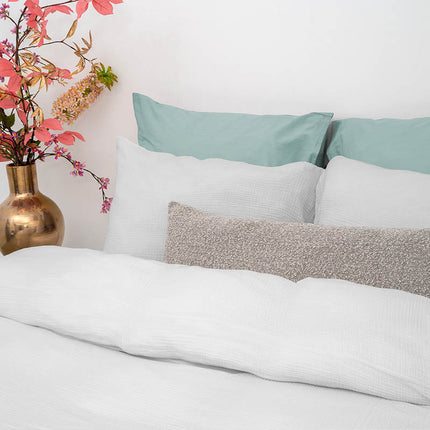 Dreamhouse Dekbedovertrek Percale-Katoen - Mousseline - Wit