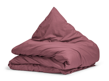 Dreamhouse Dekbedovertrek Percale Katoen Uni - Oud Roze