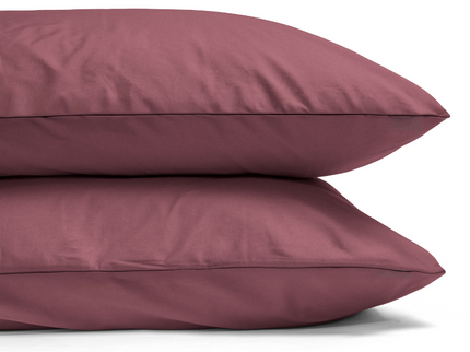 Dreamhouse Dekbedovertrek Percale Katoen Uni - Oud Roze