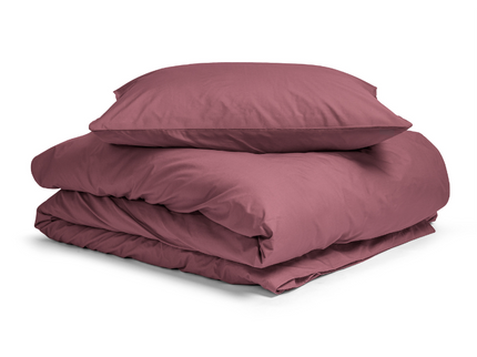 Dreamhouse Dekbedovertrek Percale Katoen Uni - Oud Roze