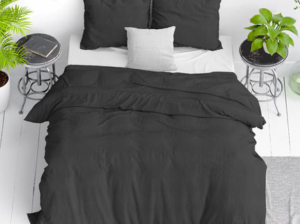 Dreamhouse Dekbedovertrek Stone Washed - Antraciet