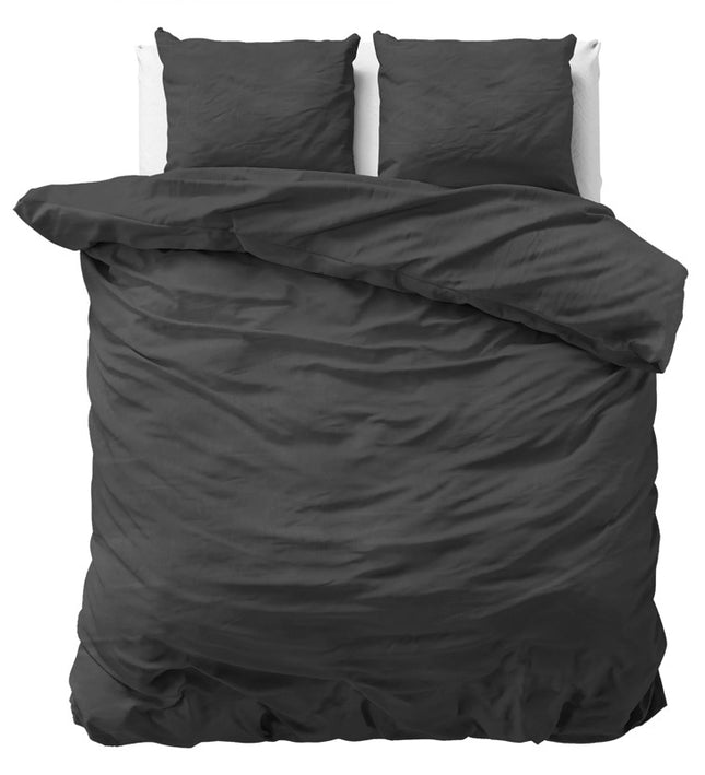 Dreamhouse Dekbedovertrek Stone Washed - Antraciet