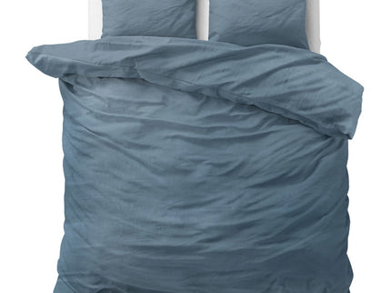 Dreamhouse Dekbedovertrek Stone Washed - Blauw