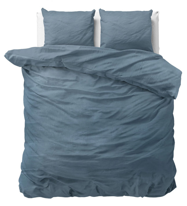 Dreamhouse Dekbedovertrek Stone Washed - Blauw