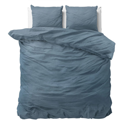 Dreamhouse Dekbedovertrek Stone Washed - Blauw