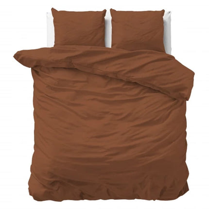 Dreamhouse Dekbedovertrek Stone Washed - Bruin