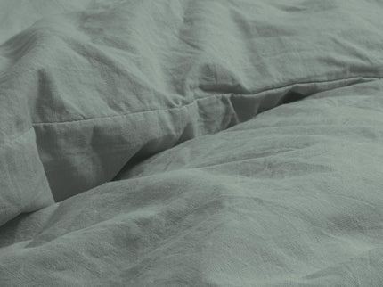 Dreamhouse Dekbedovertrek Stone Washed - Groen