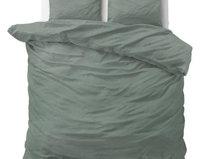 Dreamhouse Dekbedovertrek Stone Washed - Groen