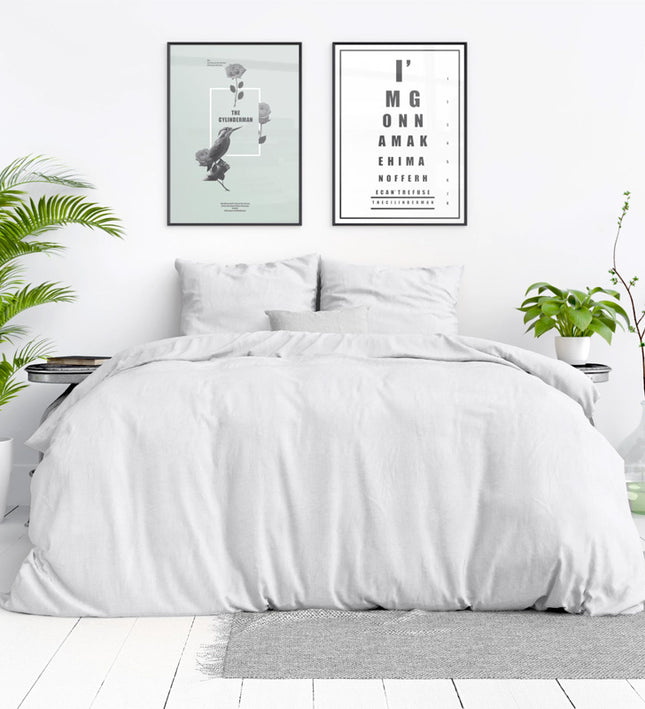 Dreamhouse Dekbedovertrek Stone Washed - Wit