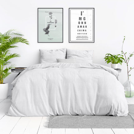Dreamhouse Dekbedovertrek Stone Washed - Wit