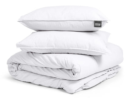 Dreamhouse Dekbedovertrek Stone Washed - Wit