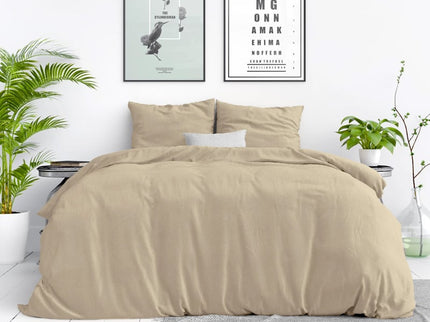 Dreamhouse Dekbedovertrek Stone Washed - Zand