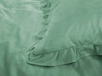 Dreamhouse Dekbedovertrek Velvet Ruffles - Groen