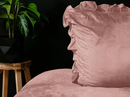 Dreamhouse Dekbedovertrek Velvet Ruffles - Roze