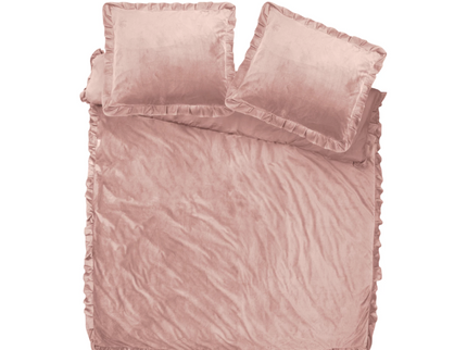 Dreamhouse Dekbedovertrek Velvet Ruffles - Roze