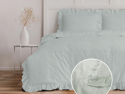 Dreamhouse Velvet Ruffles Dekbedovertrek - Wit