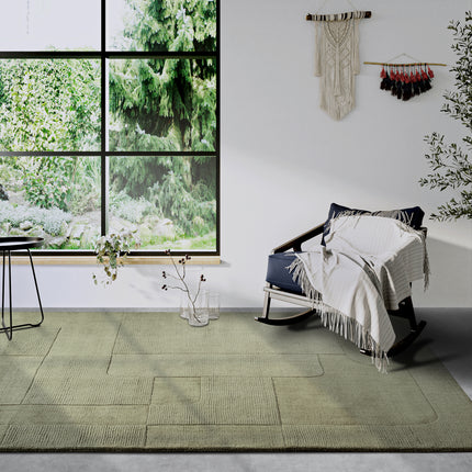 Vloerkleed Charlotte Rechthoekig - Groen