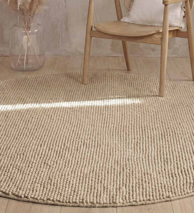 Ted Baker Vloerkleed Diana Rond - Lichtbeige
