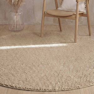 Vloerkleed Diana Rond - Lichtbeige
