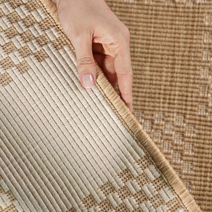 Vloerkleed Dorothy Rechthoekig - Jute Wit