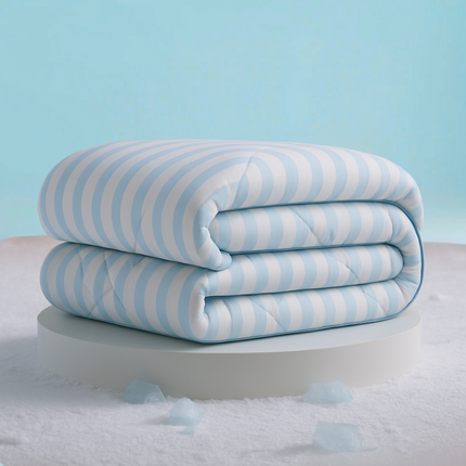 Easy Dekbed Cooling - Blauw/Wit
