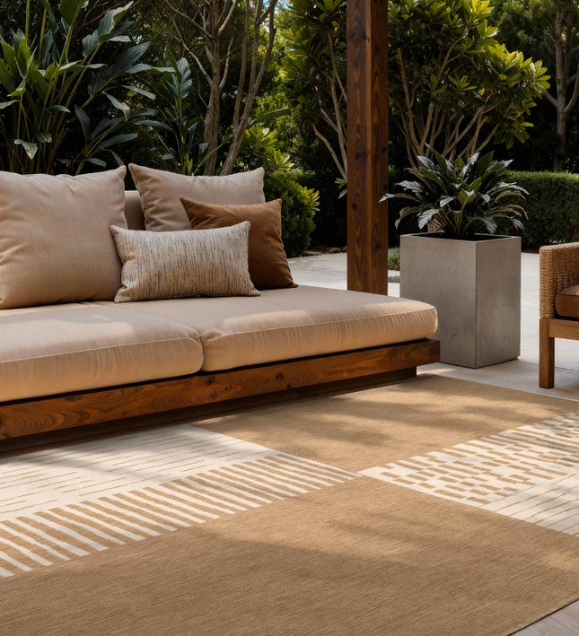 Ted Baker Vloerkleed Acacia Rechthoekig - Jute wit